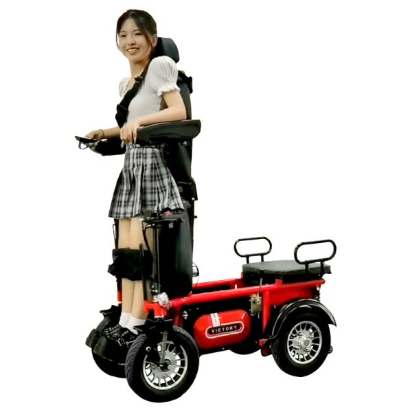 Off-road electric standing and lying wheelchair YSE302 | Multifunctional wheelchair with four-wheel drive and shock absorption design
