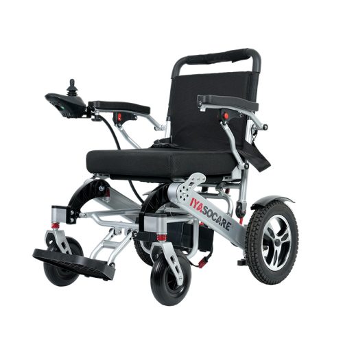 Portable Folding Electric Wheelchair YSE130M｜Lightweight Aluminum Frame, Remote Control, Auto Brake