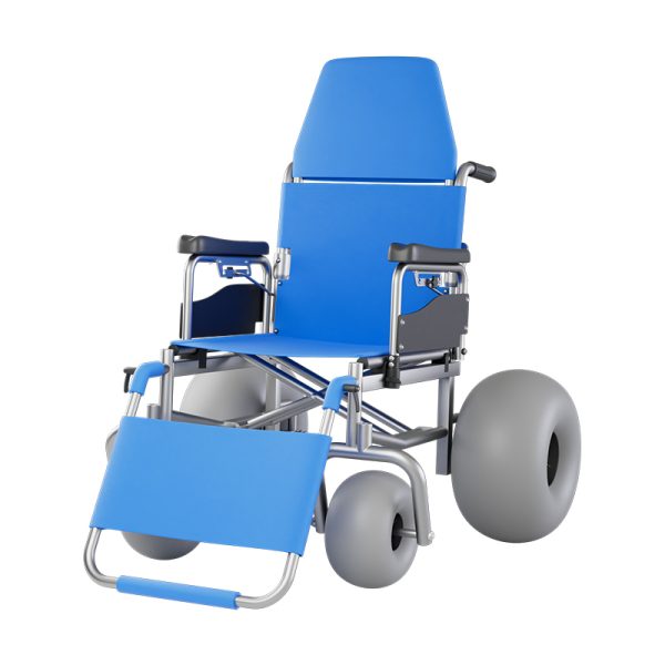 beach wheelchair YSB01 Folding beach wheelchair YSB01 | Reclining lightweight wheelchair
