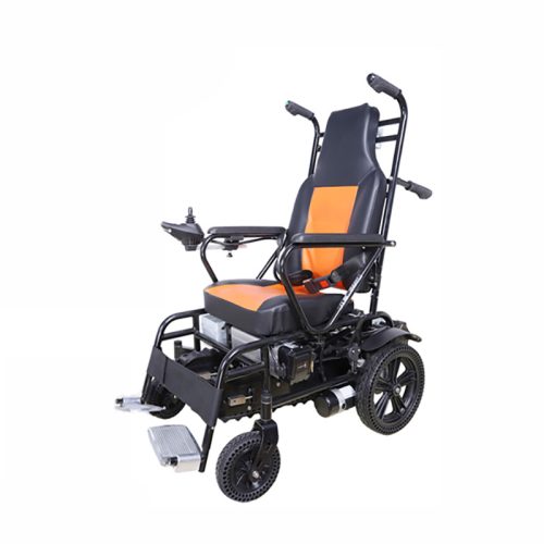 Tracked heavy-duty electric stair climbing wheelchair YSE201|Dual use for both flat ground and stair climbing