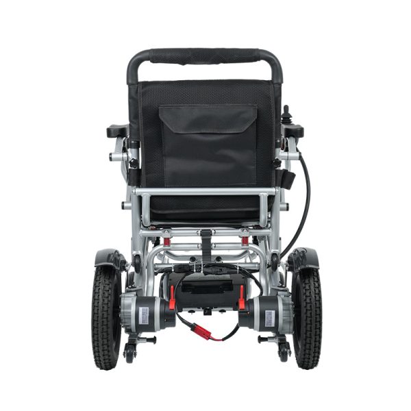 04 Portable Folding Electric Wheelchair YSE130M|Lightweight Aluminum Frame, Remote Control, Auto Brake