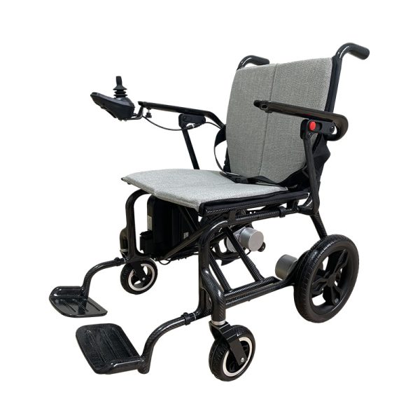 Lightweight electric wheelchair YSE13 Lightweight electric wheelchair YSE139|Carbon fiber folding frame, flip-up armrest design