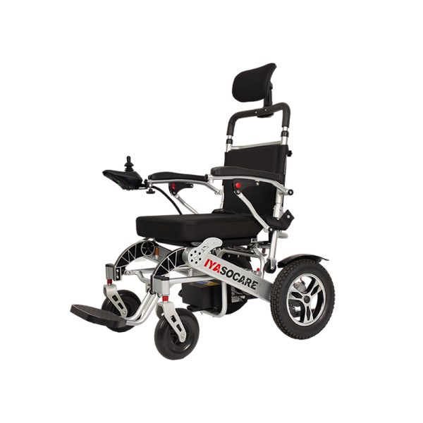 3 Portable electric wheelchair YSE130XB|Lightweight aluminum alloy frame | USB charging, carbon fiber exterior