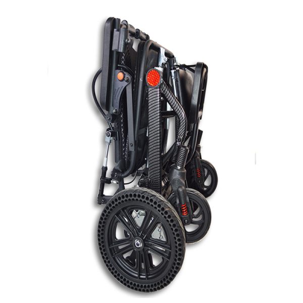 8 Electric ergonomic wheelchair YSE136 | Lightweight aluminum alloy folding design