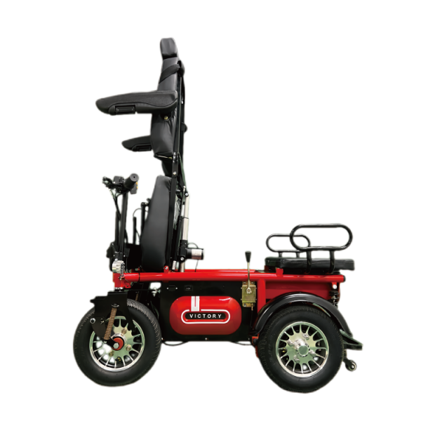 Off-road electric standing and lying wheelchair YSE302 | Multifunctional wheelchair with four-wheel drive and shock absorption design