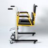 02 Adjustable hydraulic transfer wheelchair, adjustable height 45-66cm