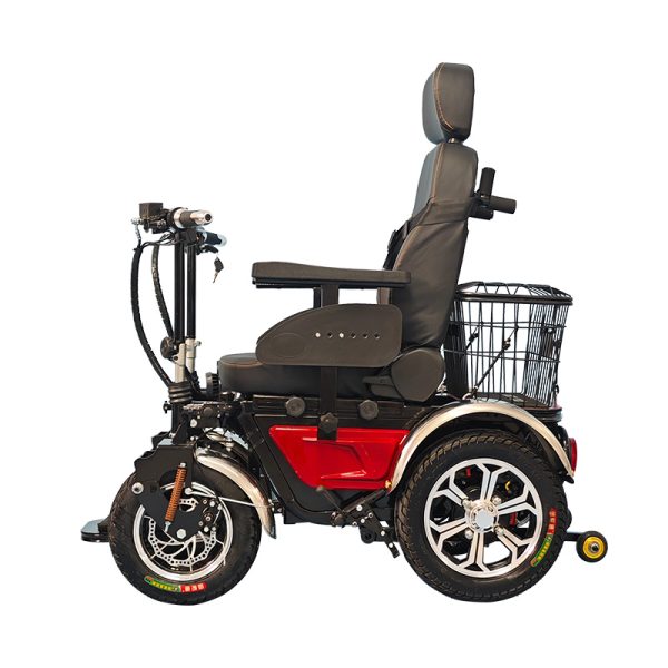 02 High-Speed Off-Road Wheelchair | Tilt Seat, Dual Handle Control
