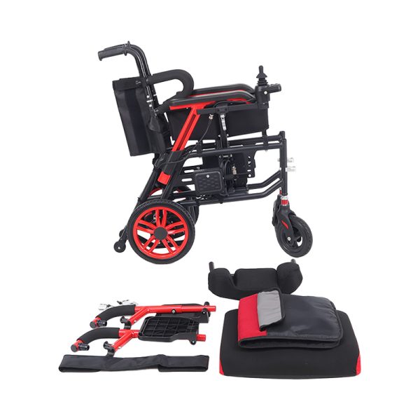 02 Children smart electric wheelchair YSE402|Aluminum alloy folding design, comfortable and safe