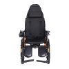 02 Foldable Electric Wheelchair with Adjustable Backrest & Flip-Up Armrest