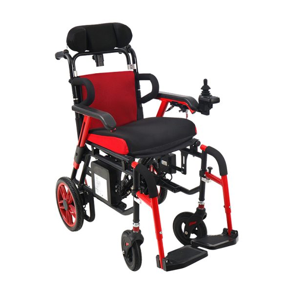 04 Children smart electric wheelchair YSE402|Aluminum alloy folding design, comfortable and safe