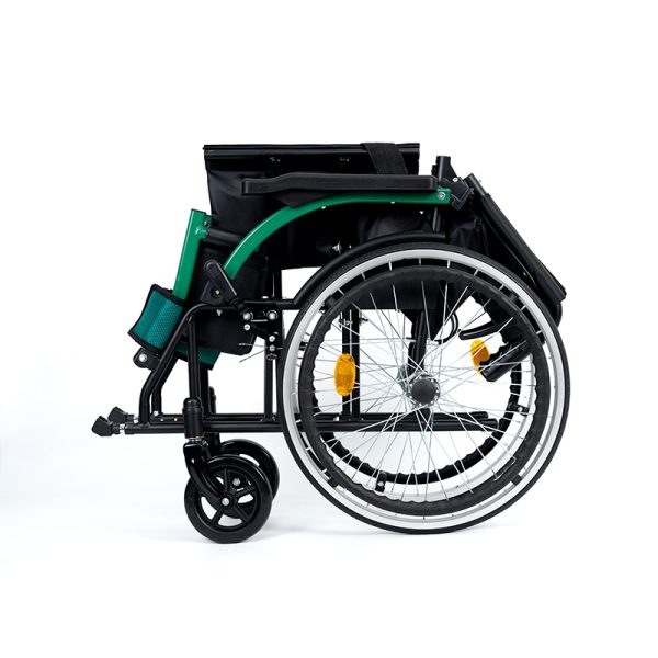 04 Manual Folding Travel Wheelchair YSM2013|Convenient Storage, Steel Frame Design