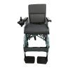 05 Portable Folding Electric Wheelchair with Detachable Footrest