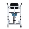 Lifting Transfer Wheelchair | Waterproof Height Adjustable Chair for Home