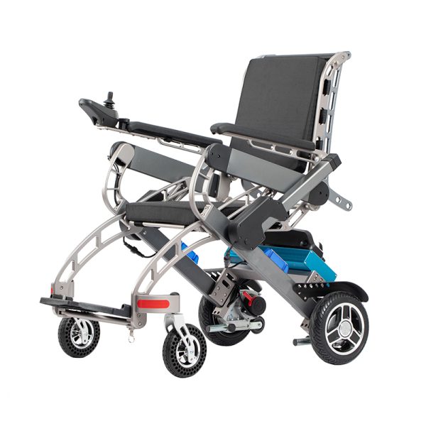 1 Electric Standing Wheelchair with Sit-to-Stand Mobility Support
