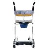 1 Multifunctional transfer wheelchair with medical silent wheels