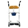 11 Multifunctional transfer wheelchair with medical silent wheels