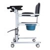 Lifting Transfer Wheelchair | Waterproof Height Adjustable Chair for Home