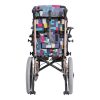 4 Lightweight Childrens Wheelchair with Foldable Design, Adjustable Back Angle