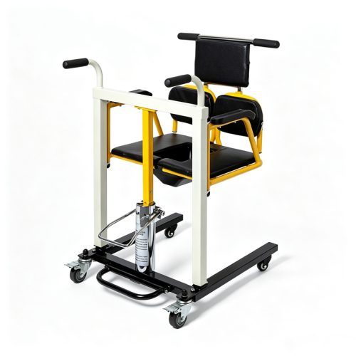 Adjustable hydraulic transfer wheelchair, adjustable height 45-66cm