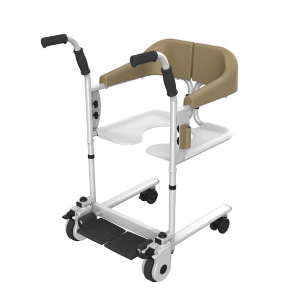 H7763b56825a44ee5bb2111981fd23f8aC Multifunctional transfer wheelchair with medical silent wheels