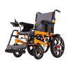 Portable Power Wheelchair Portable Power Wheelchair with Detachable Footrests and Folding Frame