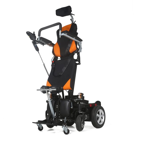 01 Electric Standing Wheelchair with Recline and Dual-Mode Control System
