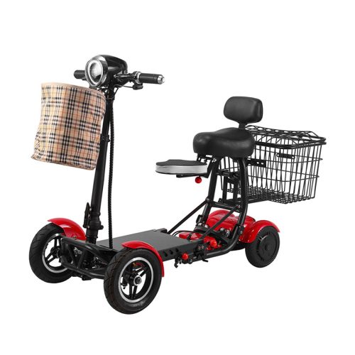 Lightweight Electric mobility scooter, Easy Fold and One-Hand Operation