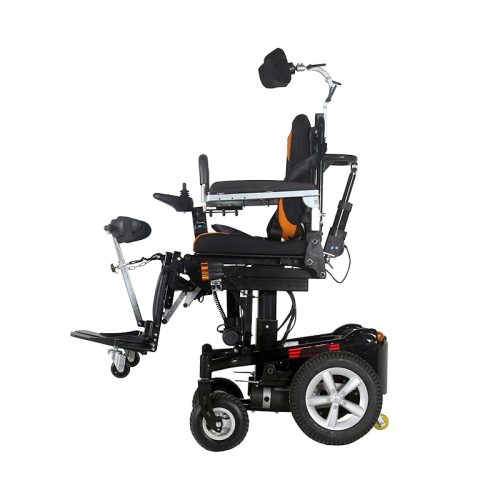 Electric Standing Wheelchair with Recline and Dual-Mode Control System