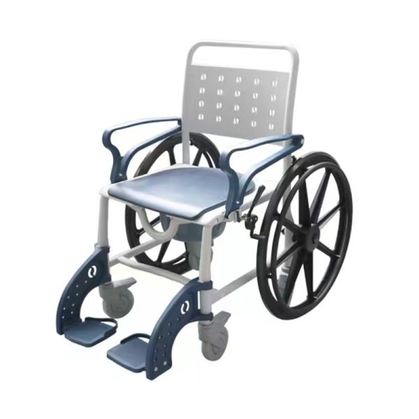 Multi-Functional Manual Wheelchair with Shower & Toilet Seat