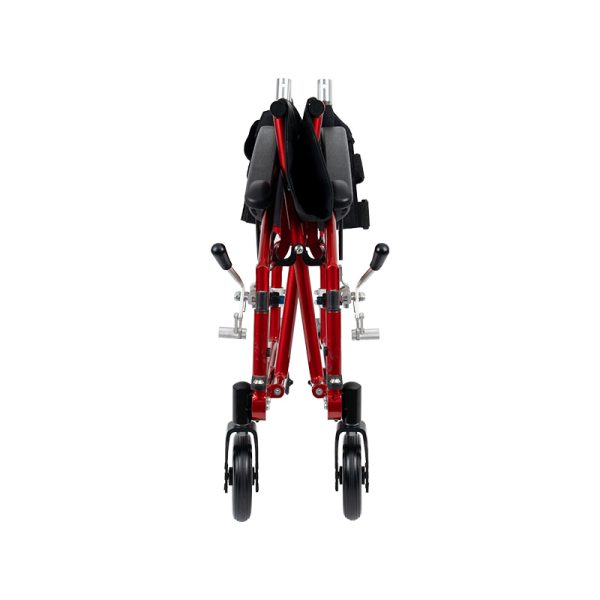 Foldable Aluminum Manual Wheelchair with Quick Release Wheels
