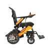03 Lightweight Travel Electric Wheelchair – Foldable, Manual Option, Flip-Up Arms