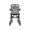 03 Lightweight Foldable Carbon Steel Wheelchair with Hand Brakes