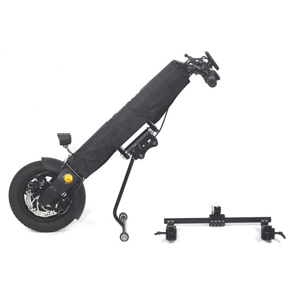 04 Handcycle Wheelchair Attachment with LCD, LED Light & Adjustable Fit