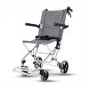 Lightweight Aluminum Manual Wheelchair Lightweight Aluminum Manual Wheelchair with Flip-Up Armrests and Dual Brakes