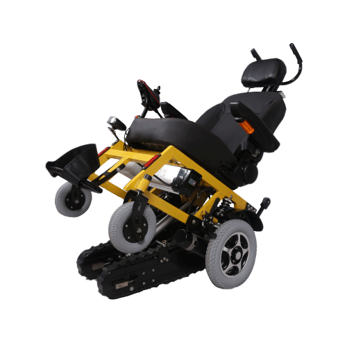 Dual-Use Stair Climbing Wheelchair for Flat Ground and Stairs