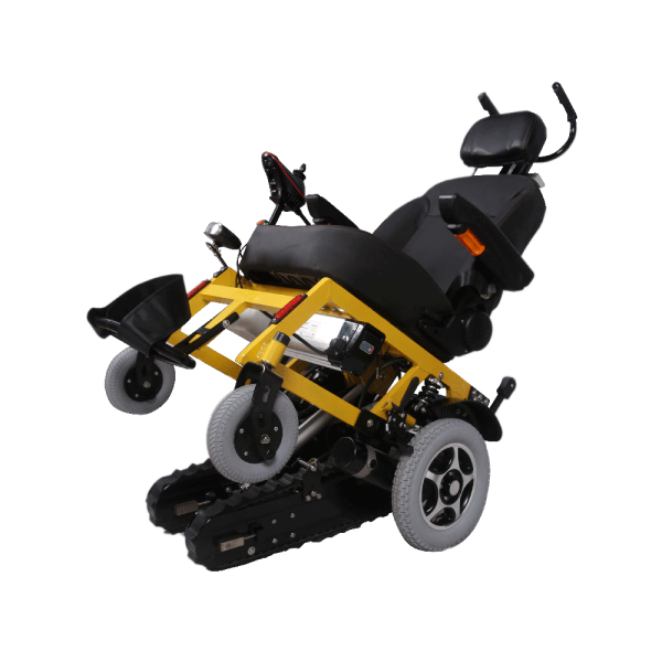 Dual-Use Stair Climbing Wheelchair for Flat Ground and Stairs