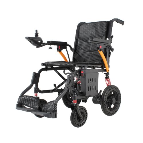 Lightweight Electric Wheelchair YSE117 – Dual-Motor Foldable Mobility Chair