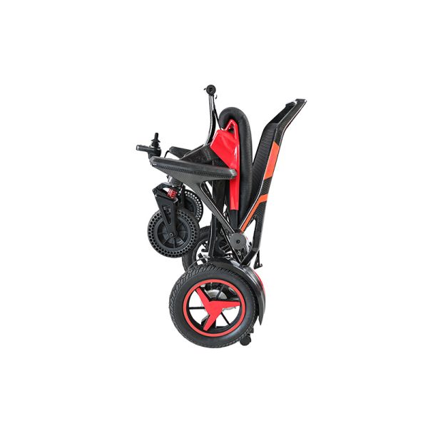 02 Carbon Fiber Electric Wheelchair with Dual Motors and Ergonomic Comfort