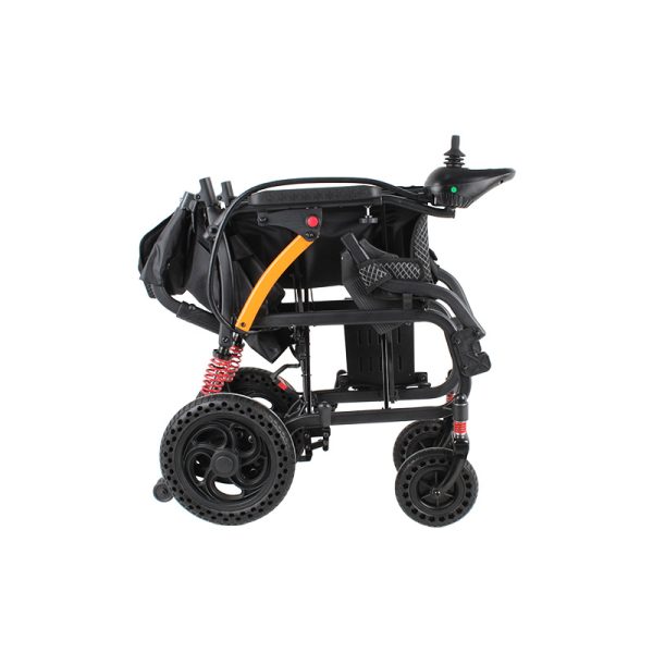 03 Lightweight Electric Wheelchair YSE117 – Dual-Motor Foldable Mobility Chair
