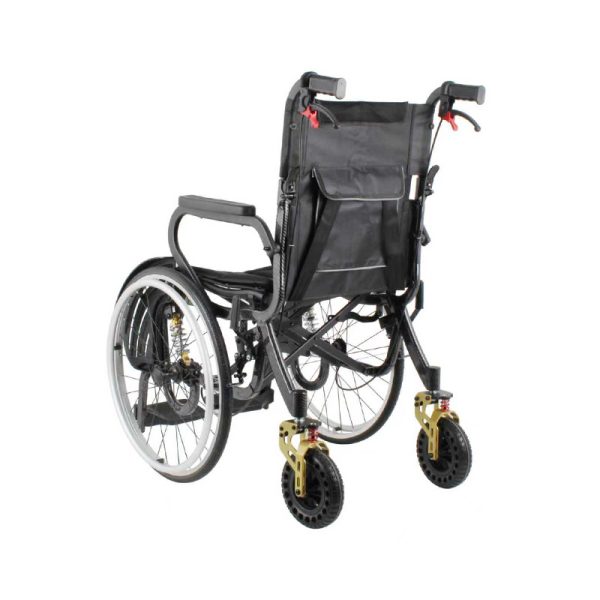 03 Compact Manual Wheelchair YSM2006 with Advanced Shock Absorption and Foldable Convenience
