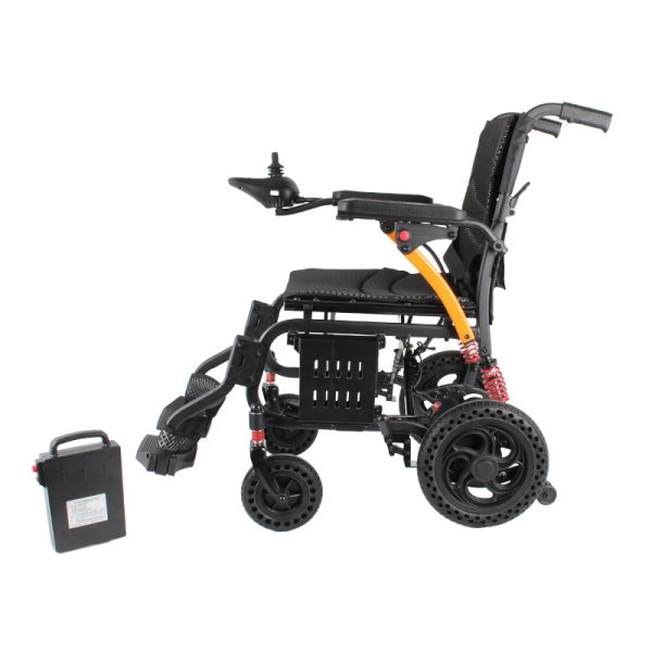 04 Lightweight Electric Wheelchair YSE117 – Dual-Motor Foldable Mobility Chair