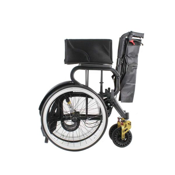 04 Compact Manual Wheelchair YSM2006 with Advanced Shock Absorption and Foldable Convenience