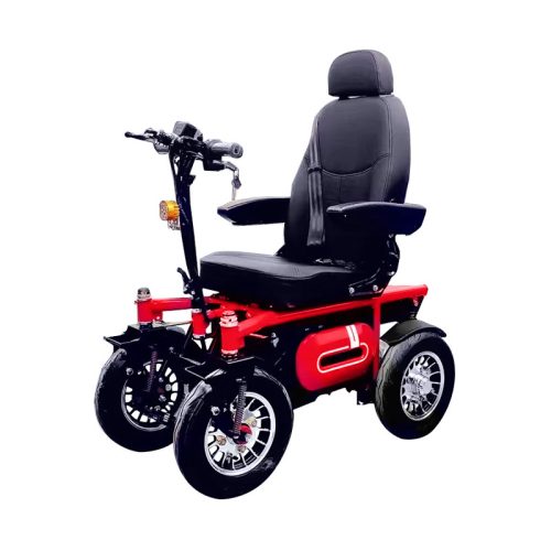 Off-Road Electric Wheelchair with Climb Mode & 180° Recline