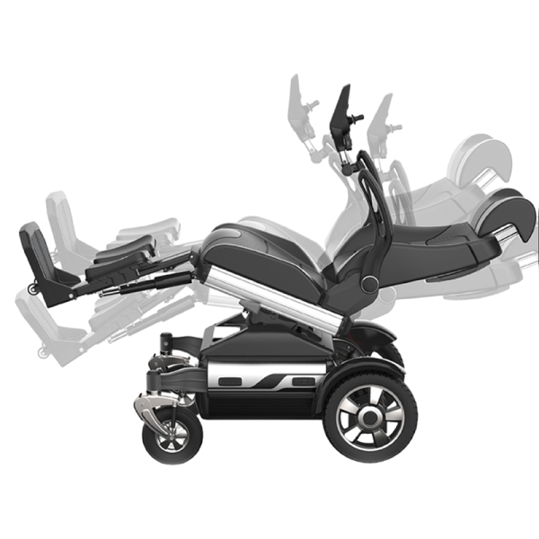 3 Electric Rehabilitation Wheelchair YSE313 for Disabled & Elderly – Off-Road, Adjustable Lift Seat Standing