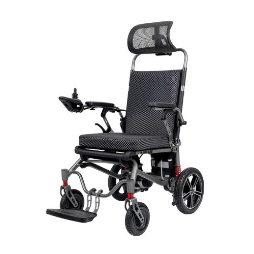 Electric Reclining Wheelchair YSE148 with Adjustable Armrest, Footrest & Quick-Release Battery