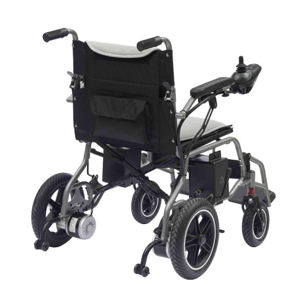 02 Cheap Price Foldable Electric Wheelchair YSE154 with Swivel Armrests & Quick-Release Battery
