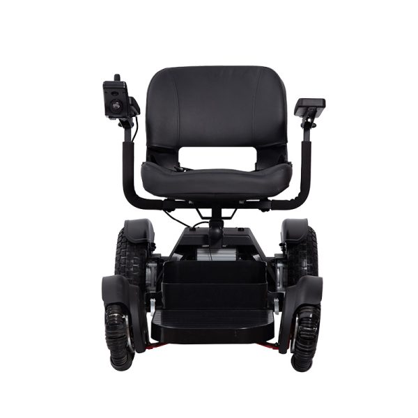 03 Electric Wheelchair YSE149 with Flying Wing Suspension & Leather Seat