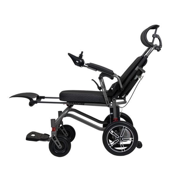 Electric Reclining Wheelchair YSE148 with Adjustable Armrest, Footrest & Quick-Release Battery