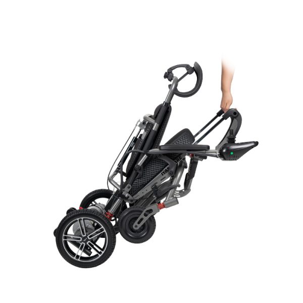 Electric Reclining Wheelchair YSE148 with Adjustable Armrest, Footrest & Quick-Release Battery
