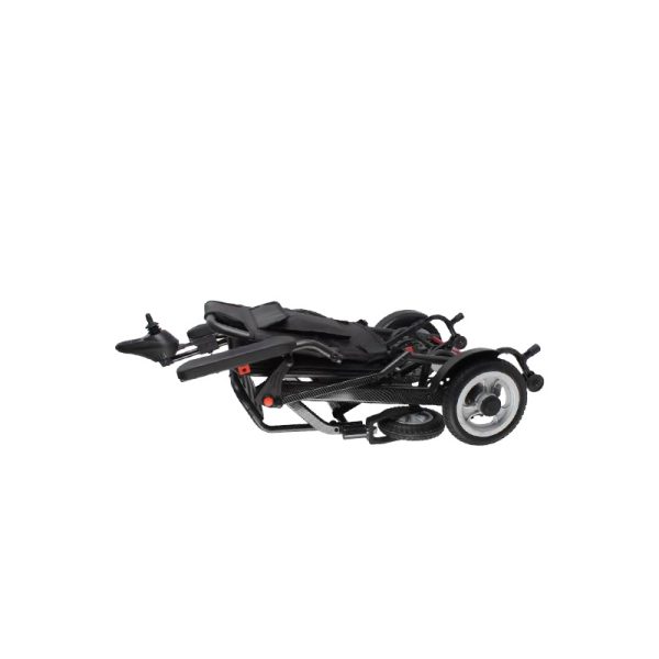 07 Foldable Electric Wheelchair YSE106, Lightweight Aluminum Frame, Lithium Battery